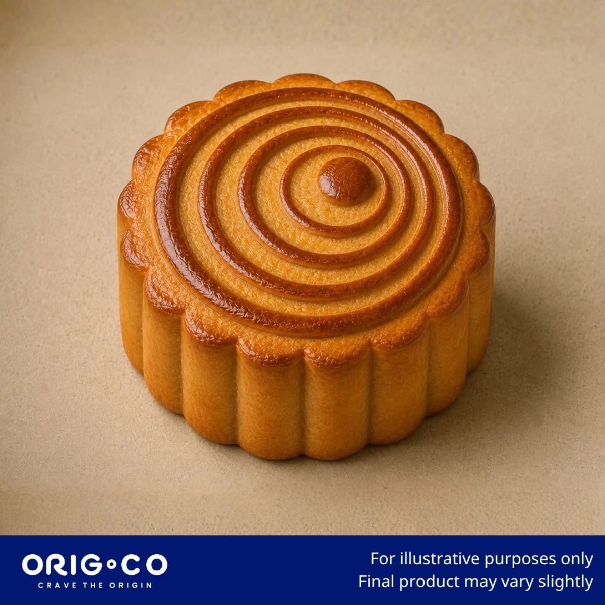 [Buy 3 Get 1 Free] ORIG.CO - Lava Custard Pineapple Mooncake (2pcs) [PREORDER]