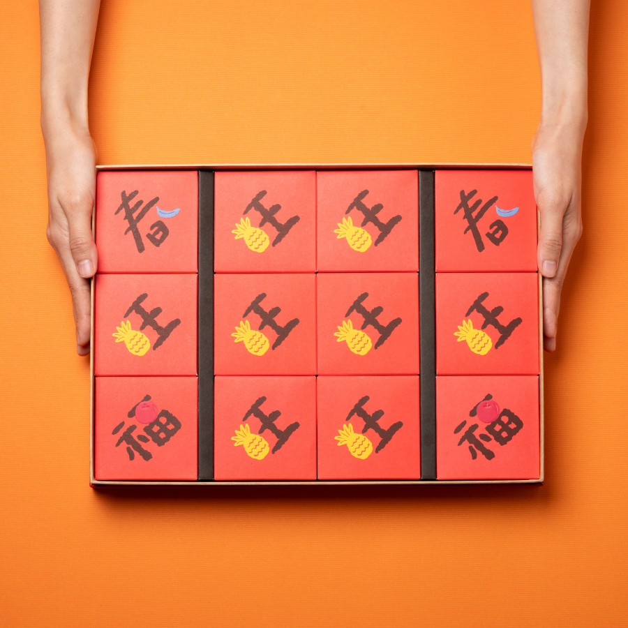 Grand Lucky CNY Assorted Gift Set (Pineapple, Apple, Banana) 顶级春旺福礼盒 [CNY READY STOCK]