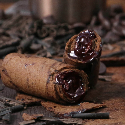 Hiwalk - 70% Dark Chocolate Filled Extra Thick Egg Rolls (8 rolls in a box)