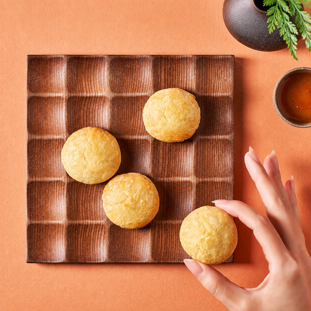 Chen Yun Pao Chuan - One-Bite Sun Cake (4pcs) [PREORDER]