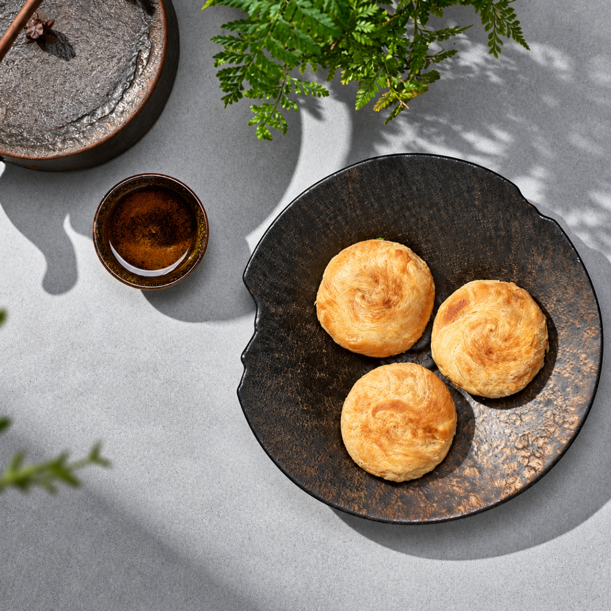 Chen Yun Pao Chuan - Boba Milk Tea Sun Cake (6pcs) + Sun Cake (4pcs)