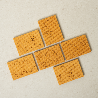 [SunnyHills x M.LanPanda 萌兰] Banana Waffle Cookie (8pcs)