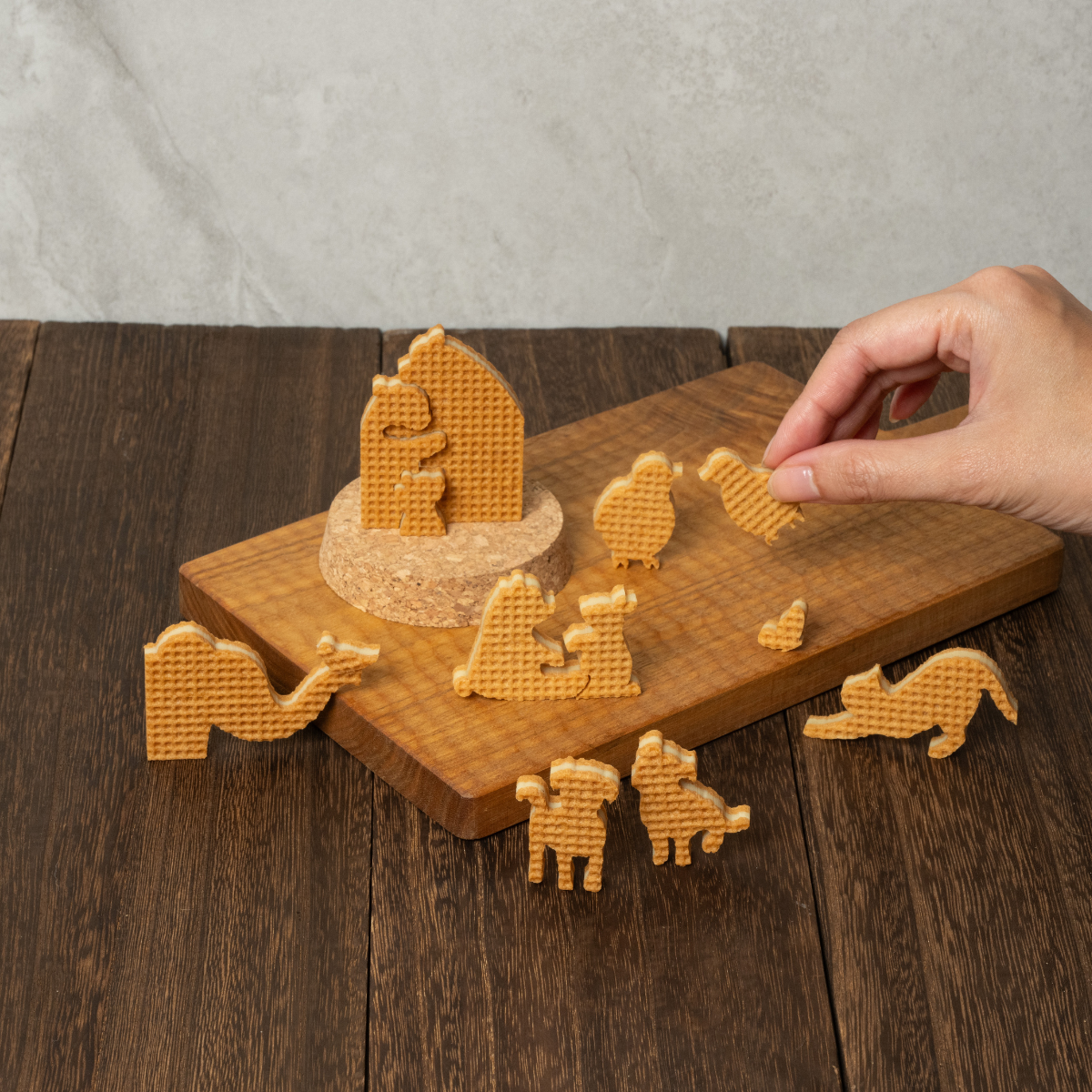 [SunnyHills x M.LanPanda 萌兰] Banana Waffle Cookie (8pcs)