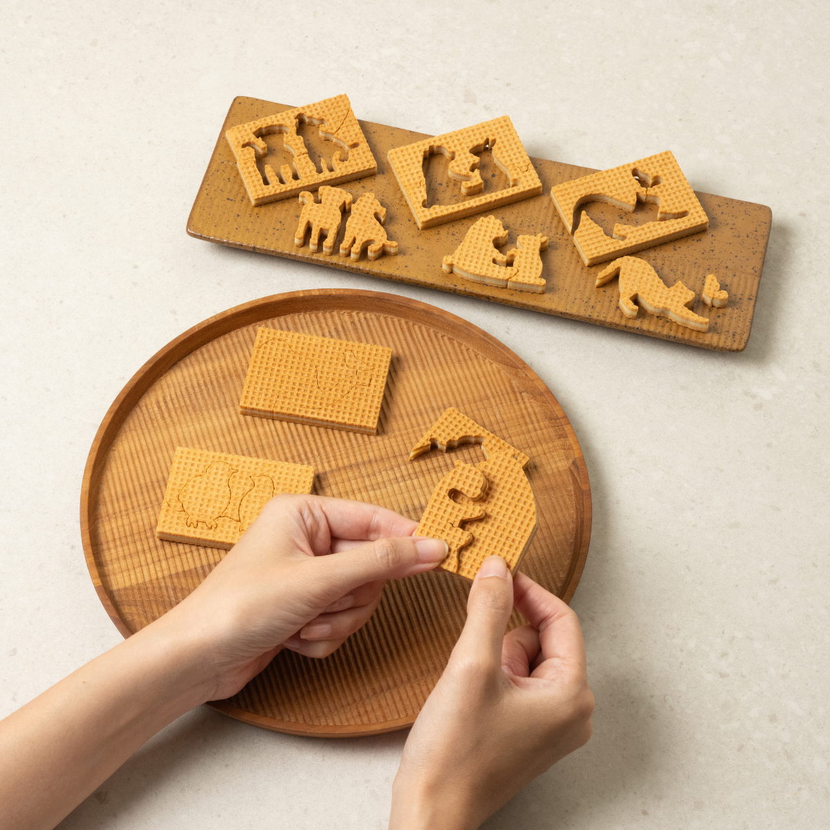 [SunnyHills x M.LanPanda 萌兰] Banana Waffle Cookie (8pcs)