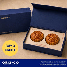 [Buy 3 Get 1 Free] ORIG.CO - Lava Custard Pineapple Mooncake (2pcs) [PREORDER]