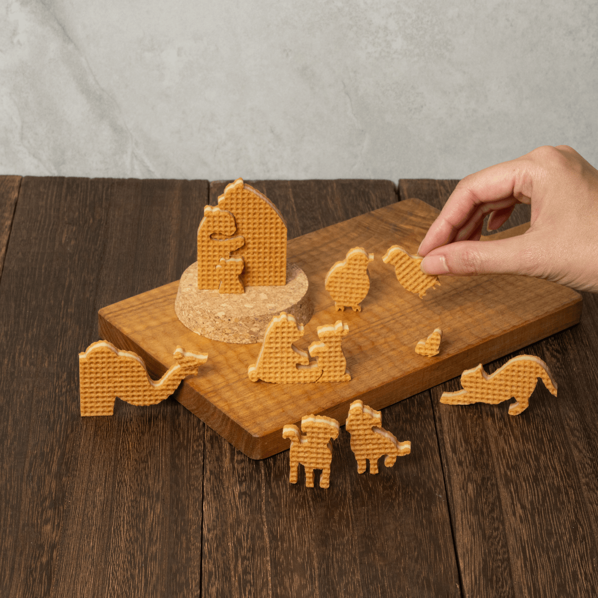 [SunnyHills x M.LanPanda 萌兰] Banana Waffle Cookie (8pcs)