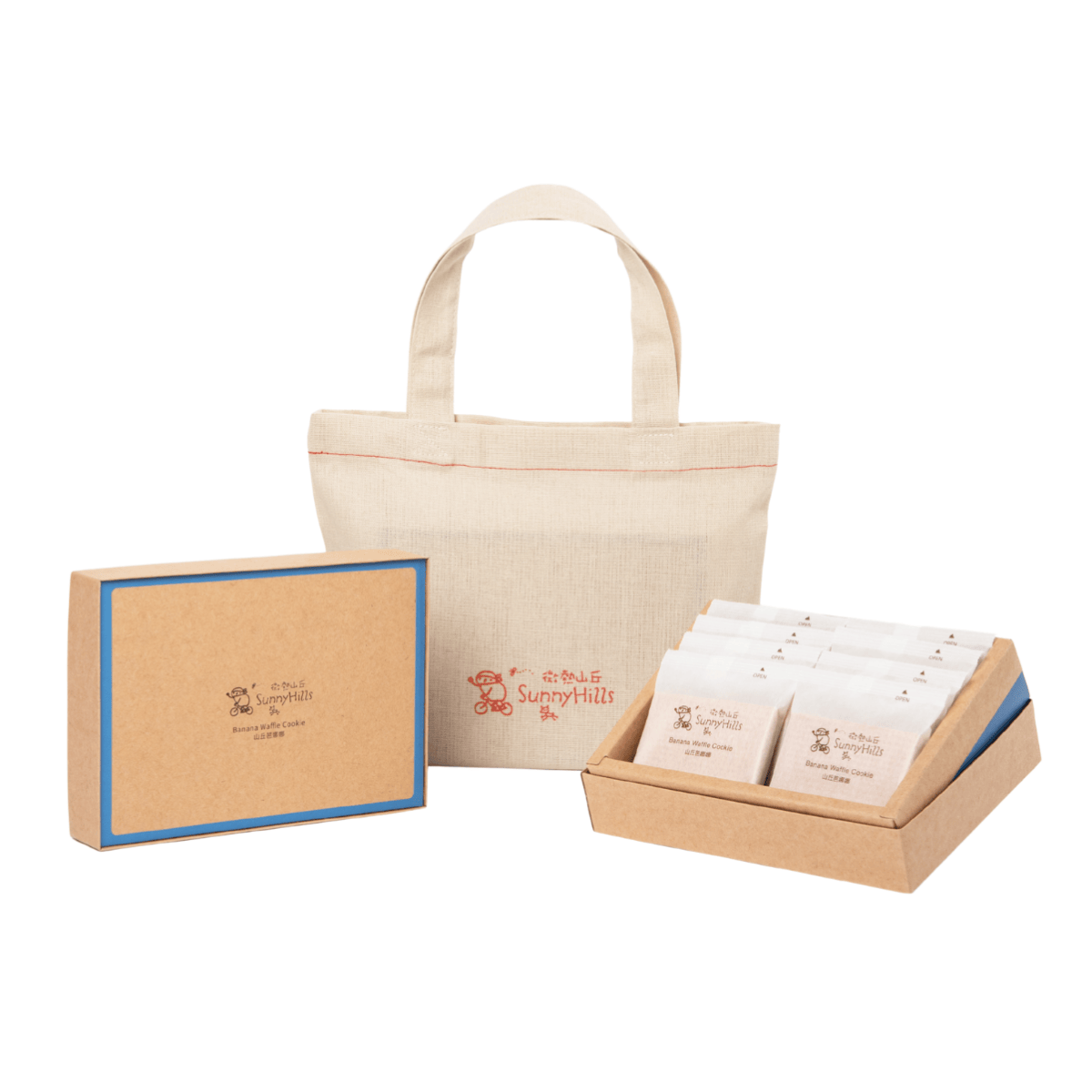 [SunnyHills x M.LanPanda 萌兰] Banana Waffle Cookie (8pcs)