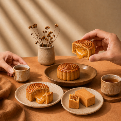 [Buy 3 Get 1 Free] ORIG.CO - Lucky 7 Mid-Autumn Gift Set (2pcs Lava Mooncake + 5pcs SunnyHills Pineapple Cake) [PREORDER]